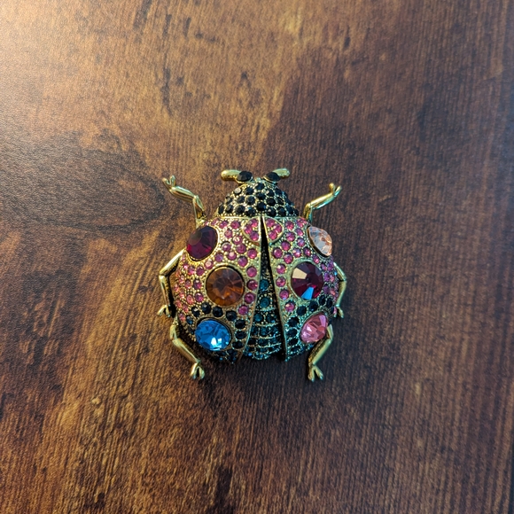 2 Inch Rhinestone Ladybug 🐞 Brooch/Pendant - Picture 6 of 6